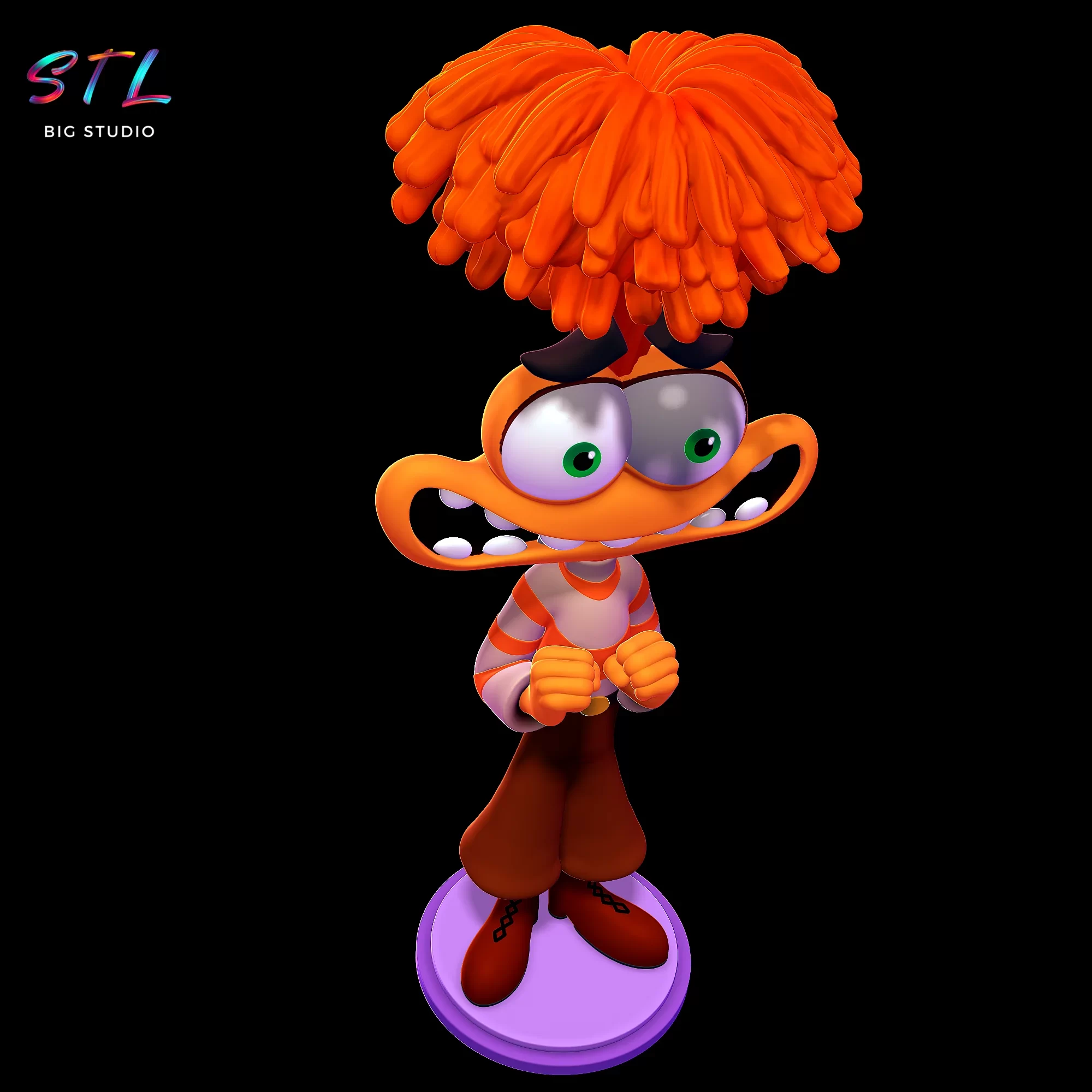 figura ansiedad stl impresion 3d pelicula del reves figura ansiedad stl impresion 3d pelicula del reves