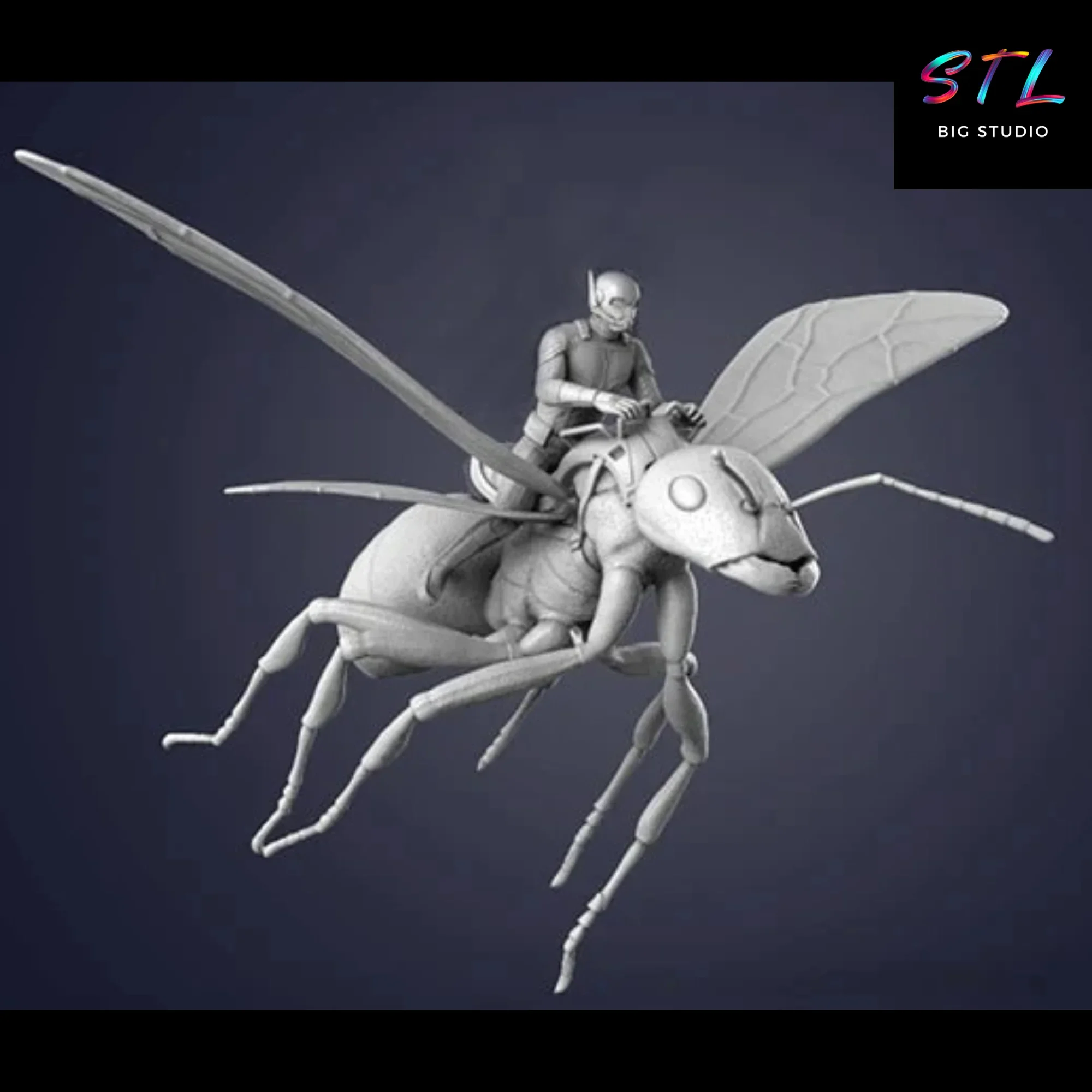 figura ant-man stl marvel impresion 3d figura ant-man stl marvel impresion 3d