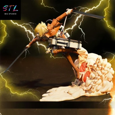 figura armin arlert stl shingeki no kyojin impresion 3d