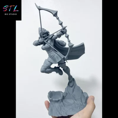 figura ashe stl lol impresion 3d
