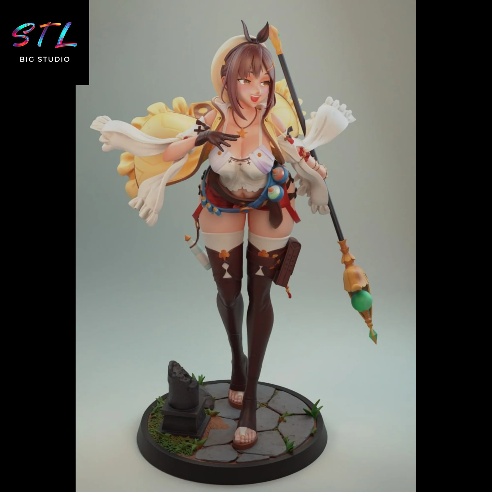 figura atelier ryza stl impresion 3d