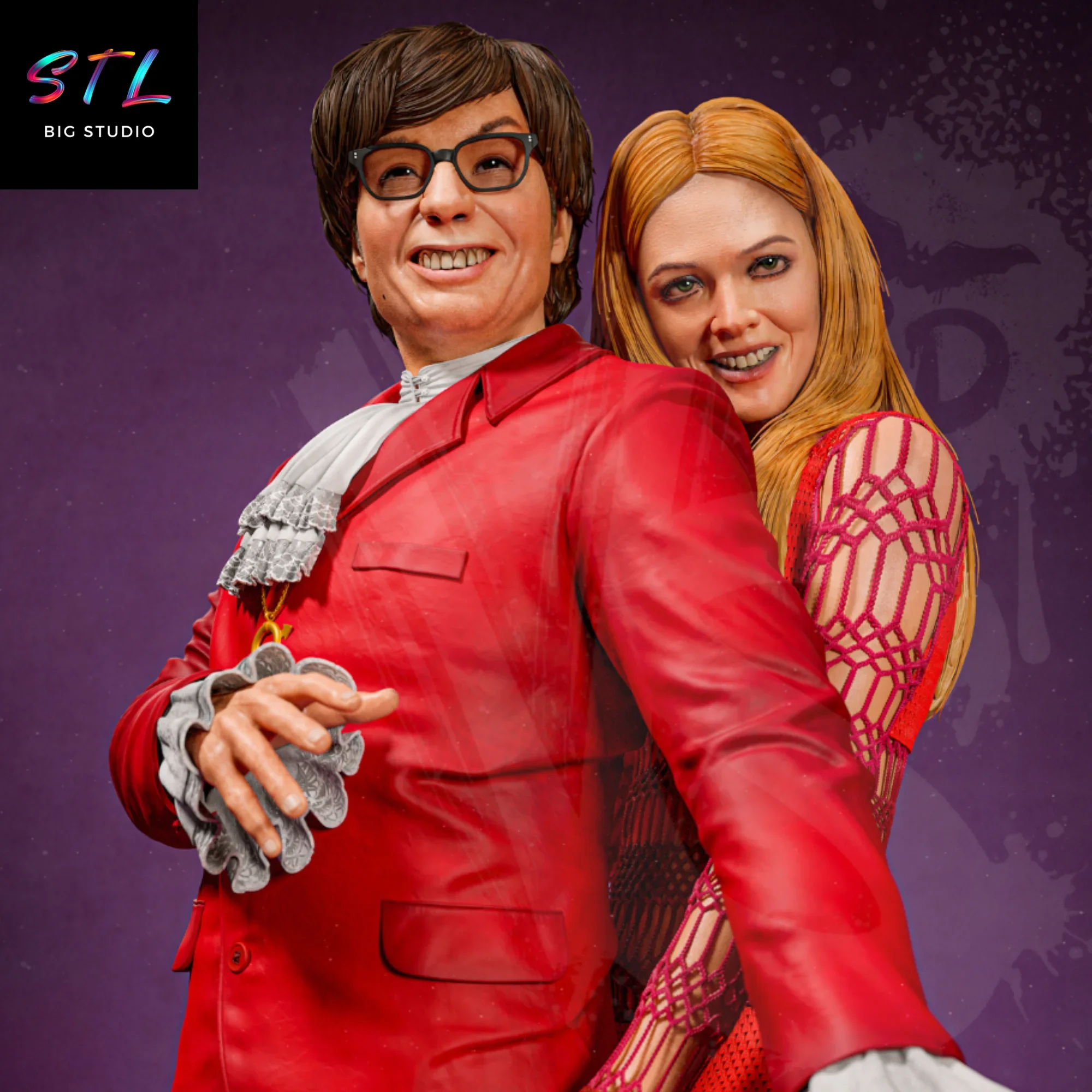 figura austin powers stl mike myers impresion 3d figura austin powers stl mike myers impresion 3d