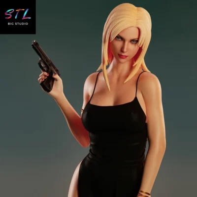 figura aya brea stl impresion 3d parasite eve