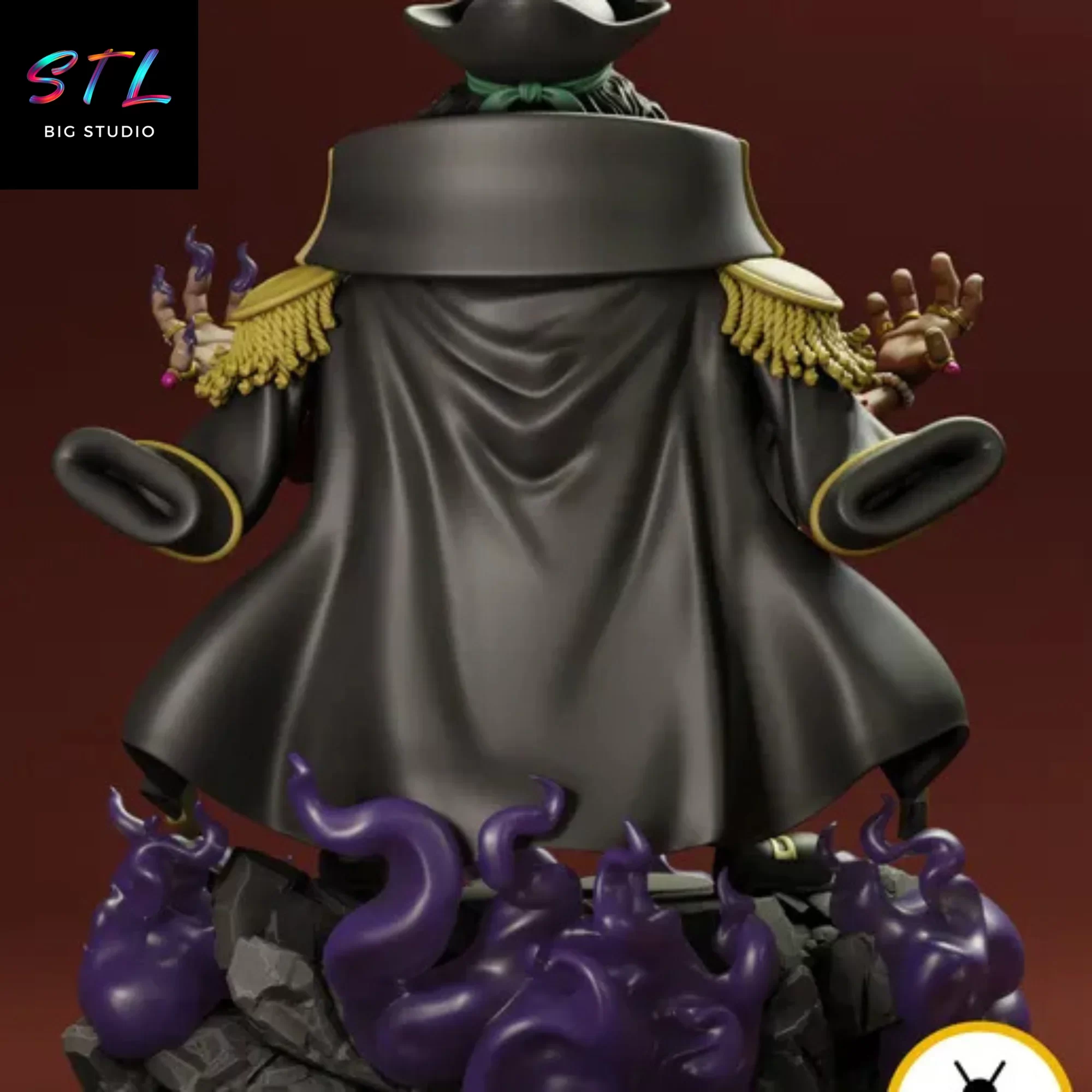 figura barbanegra stl marshall teach impresion 3d one piece figura barbanegra stl marshall teach impresion 3d one piece