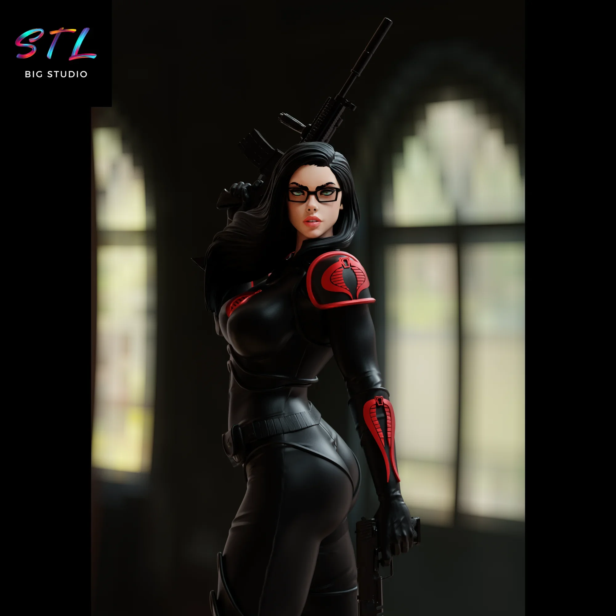 figura baronesa stl g.i. joe para impresion 3d figura baronesa stl g.i. joe para impresion 3d