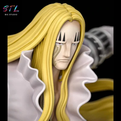 figura basil hawkins stl one piece diorama impresion 3d