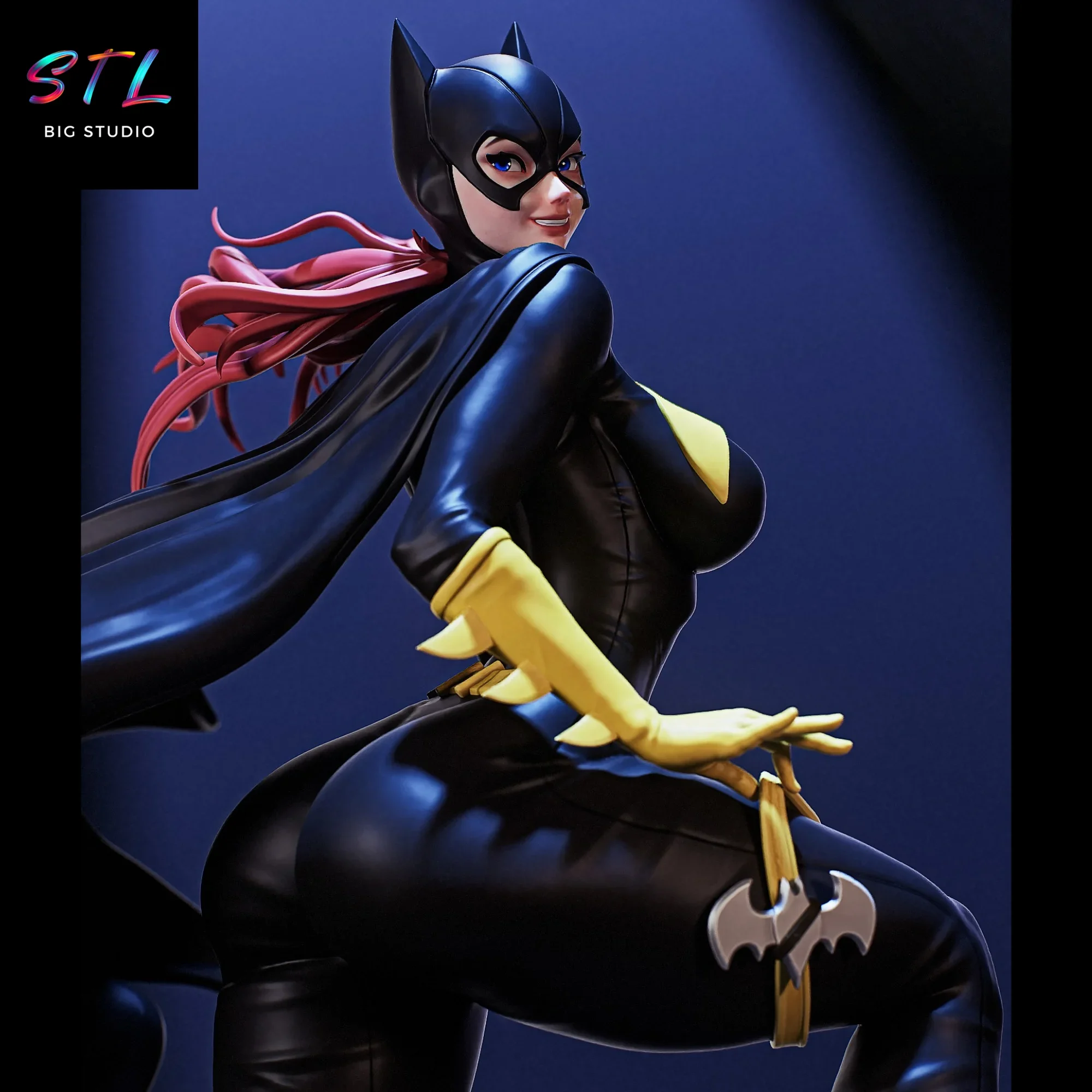 figura batgirl stl impresion 3d dc comics figura batgirl stl impresion 3d dc comics