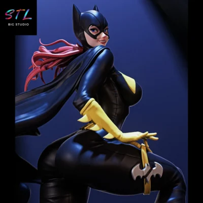 figura batgirl stl impresion 3d dc comics