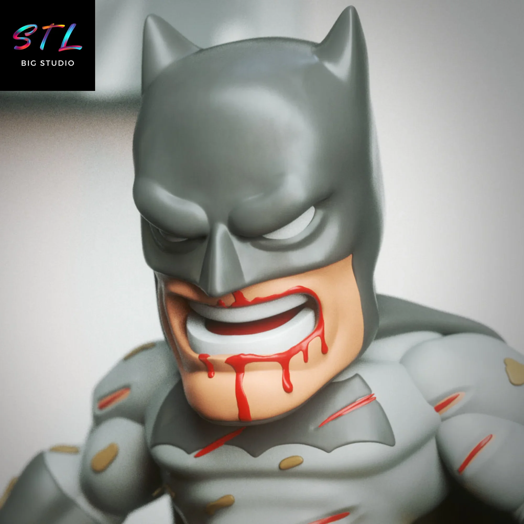 figura batman dark knight chibi stl impresion 3d figura batman dark knight chibi stl impresion 3d