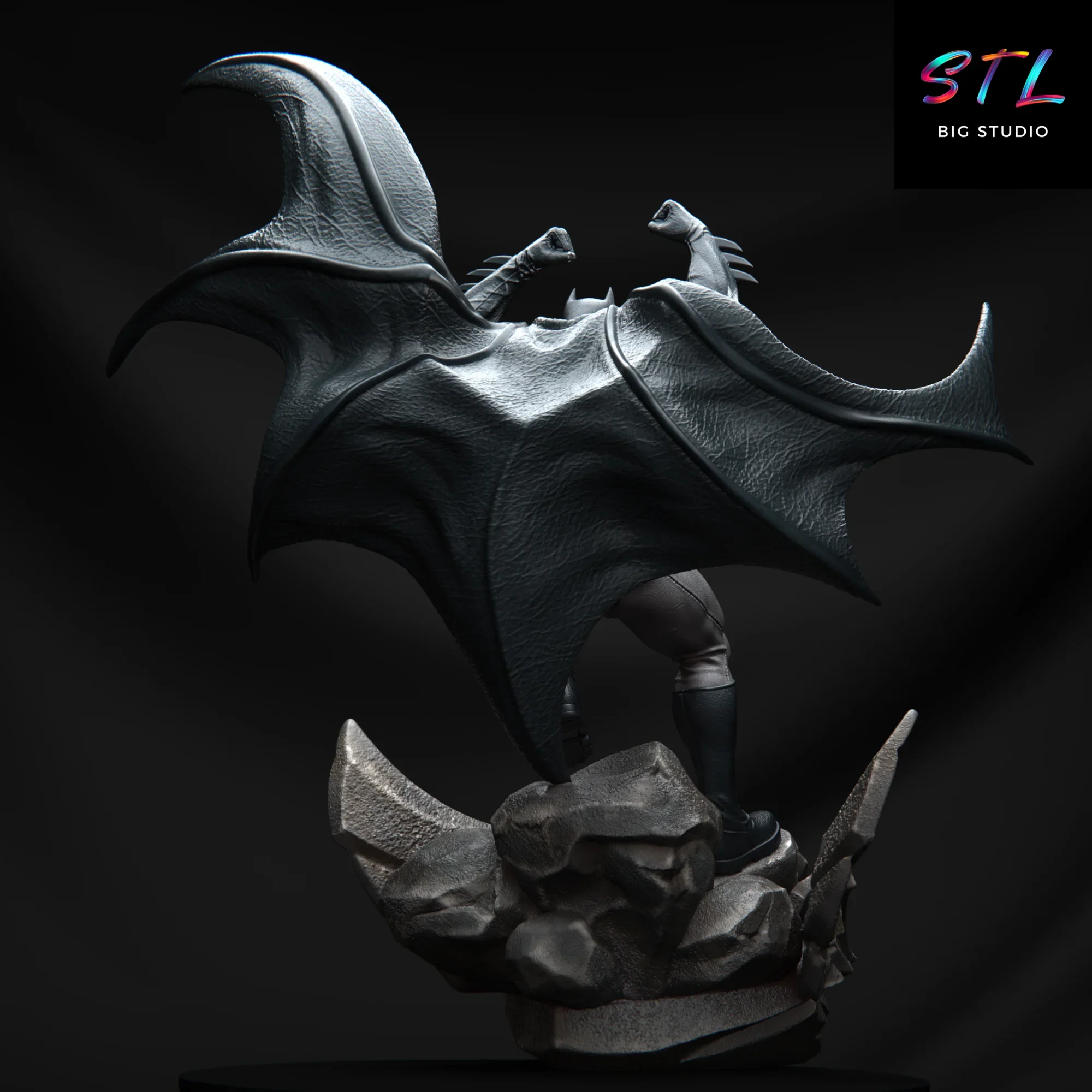 figura batman stl impresion 3d diorama dc comics figura batman stl impresion 3d diorama dc comics