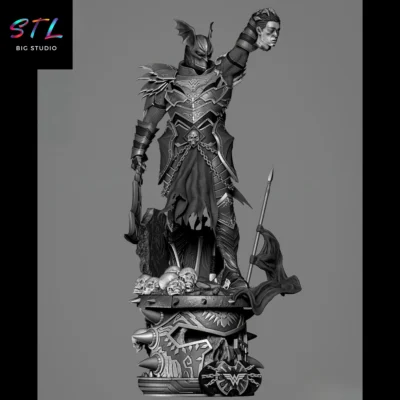 figura batman the merciless stl impresion 3d diorama dc