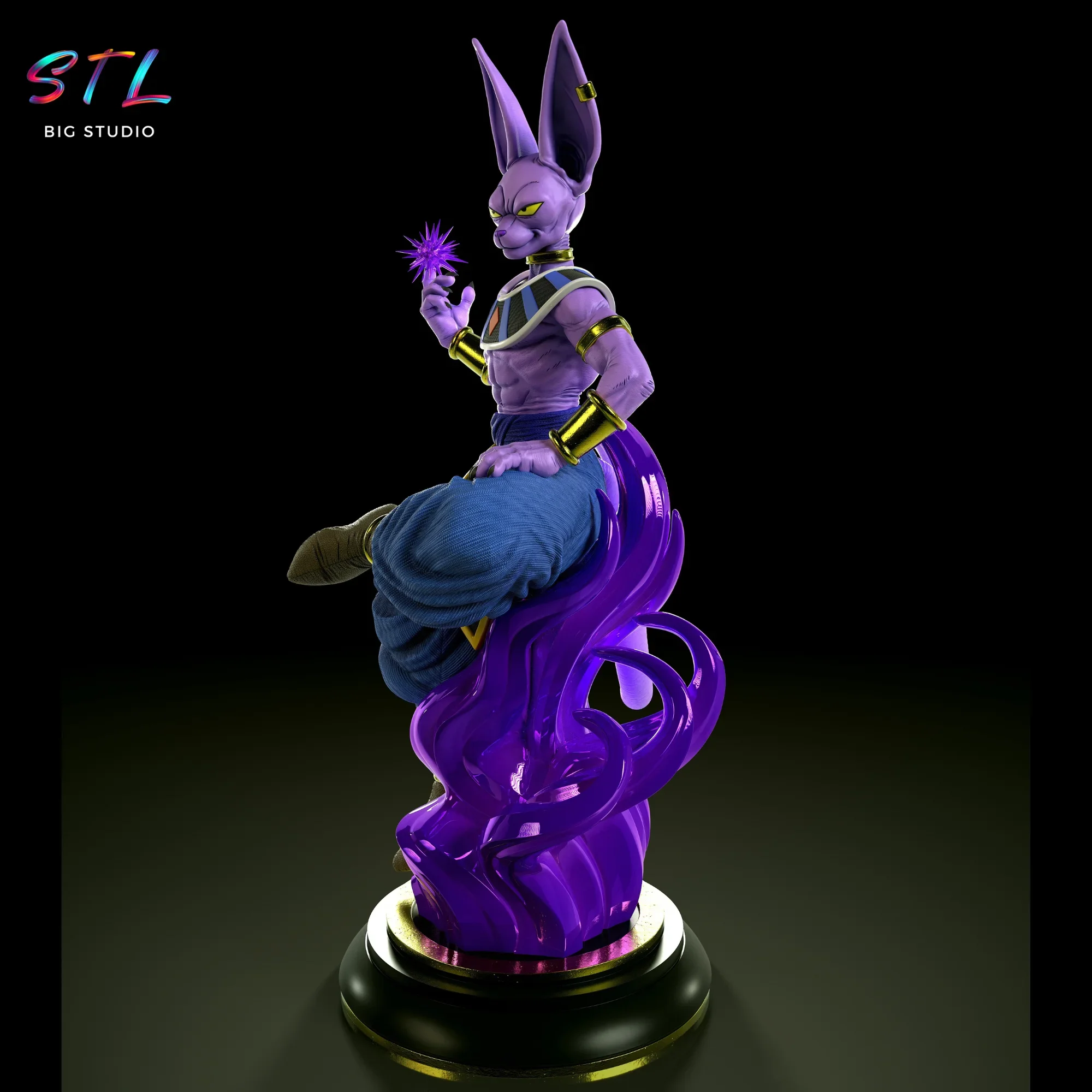 figura beerus stl dios de la destruccion impresion 3d dragon ball figura beerus stl dios de la destruccion impresion 3d dragon ball