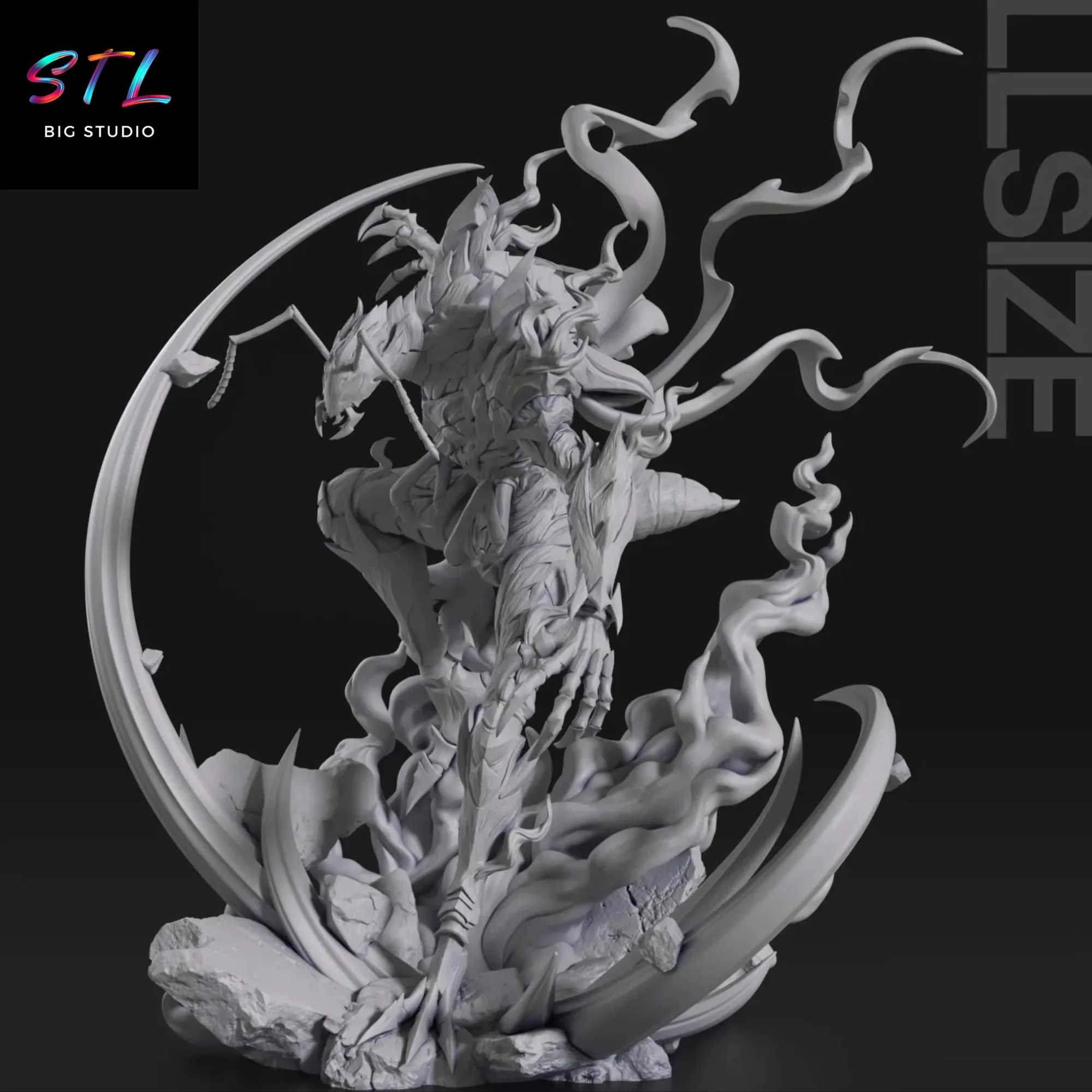 figura beru solo leveling stl impresion 3d figura beru solo leveling stl impresion 3d
