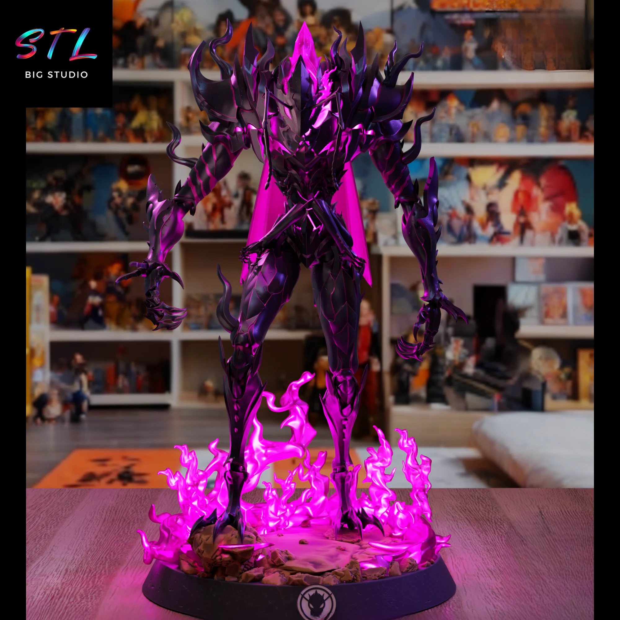 figura beru stl solo leveling impresion 3d