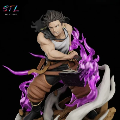 figura black clover stl yami sukehiro impresion 3d