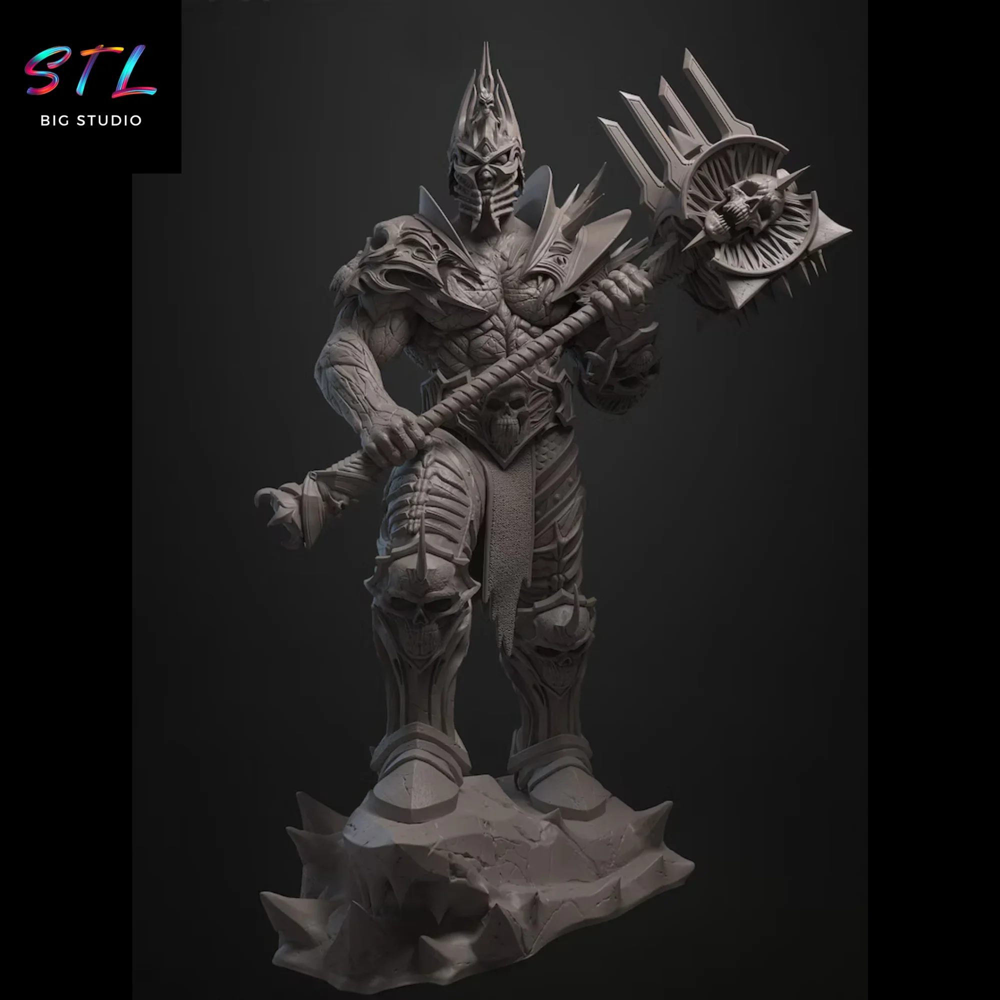 figura bolvar stl world of warcraft impresion 3d wow figura bolvar stl world of warcraft impresion 3d wow