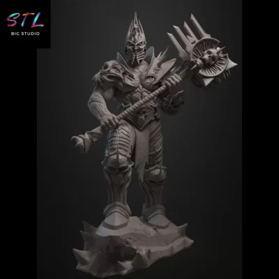 figura bolvar stl world of warcraft impresion 3d wow