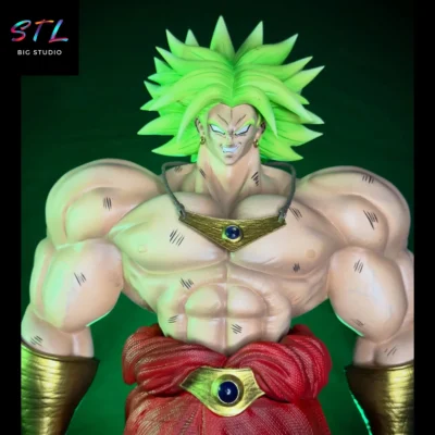 figura broly stl dragon ball diorama impresion 3d