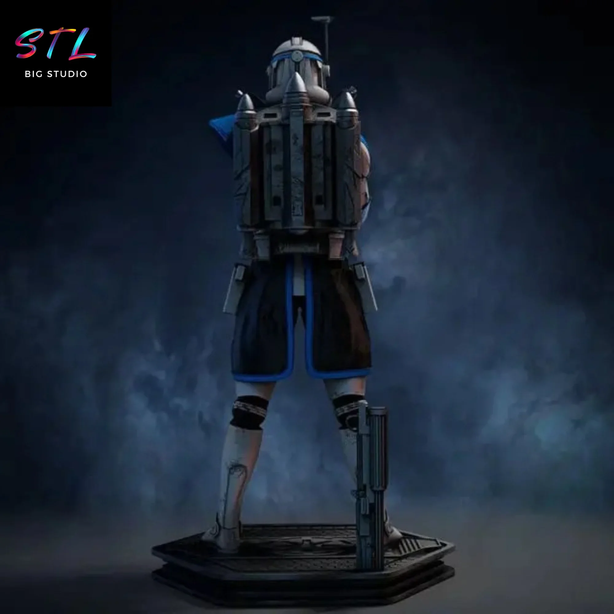 figura capitan rex stl impresion 3d clone wars figura capitan rex stl impresion 3d clone wars