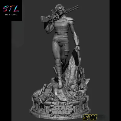 figura cara dune stl impresion 3d star wars