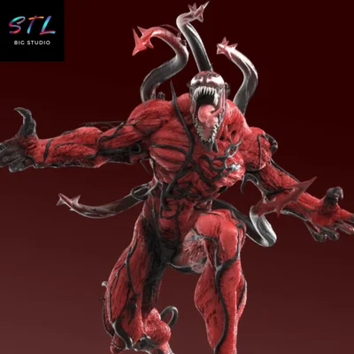 figura carnage stl para imprimir en 3d marvel diorama