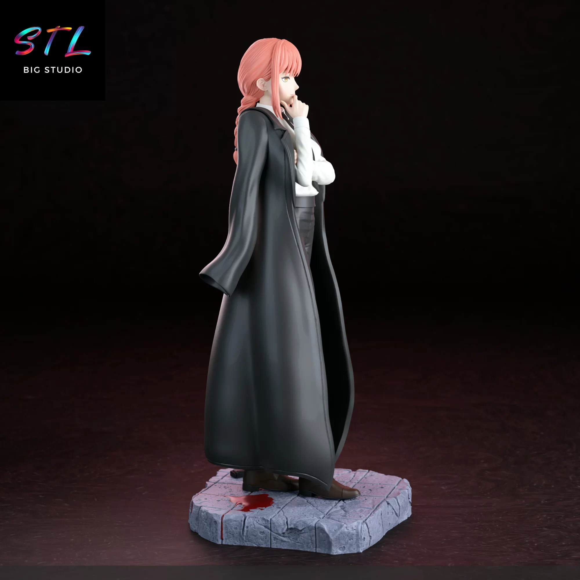 figura chainsaw man stl makima impresion 3d figura chainsaw man stl makima impresion 3d