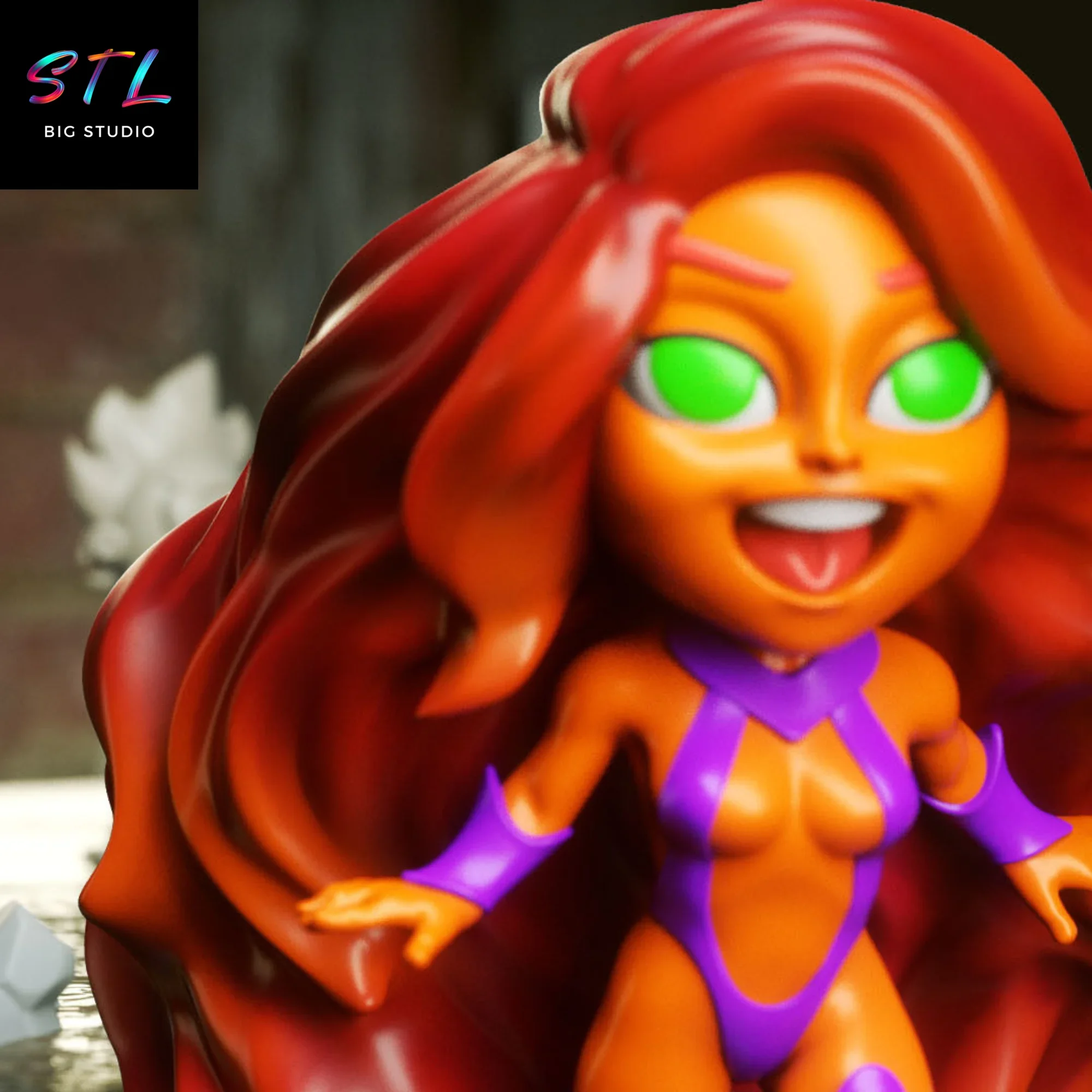 figura chibi de starfire stl impresion 3d figura chibi de starfire stl impresion 3d