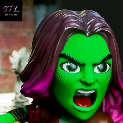 figura chibi gamora stl impresion 3d marvel