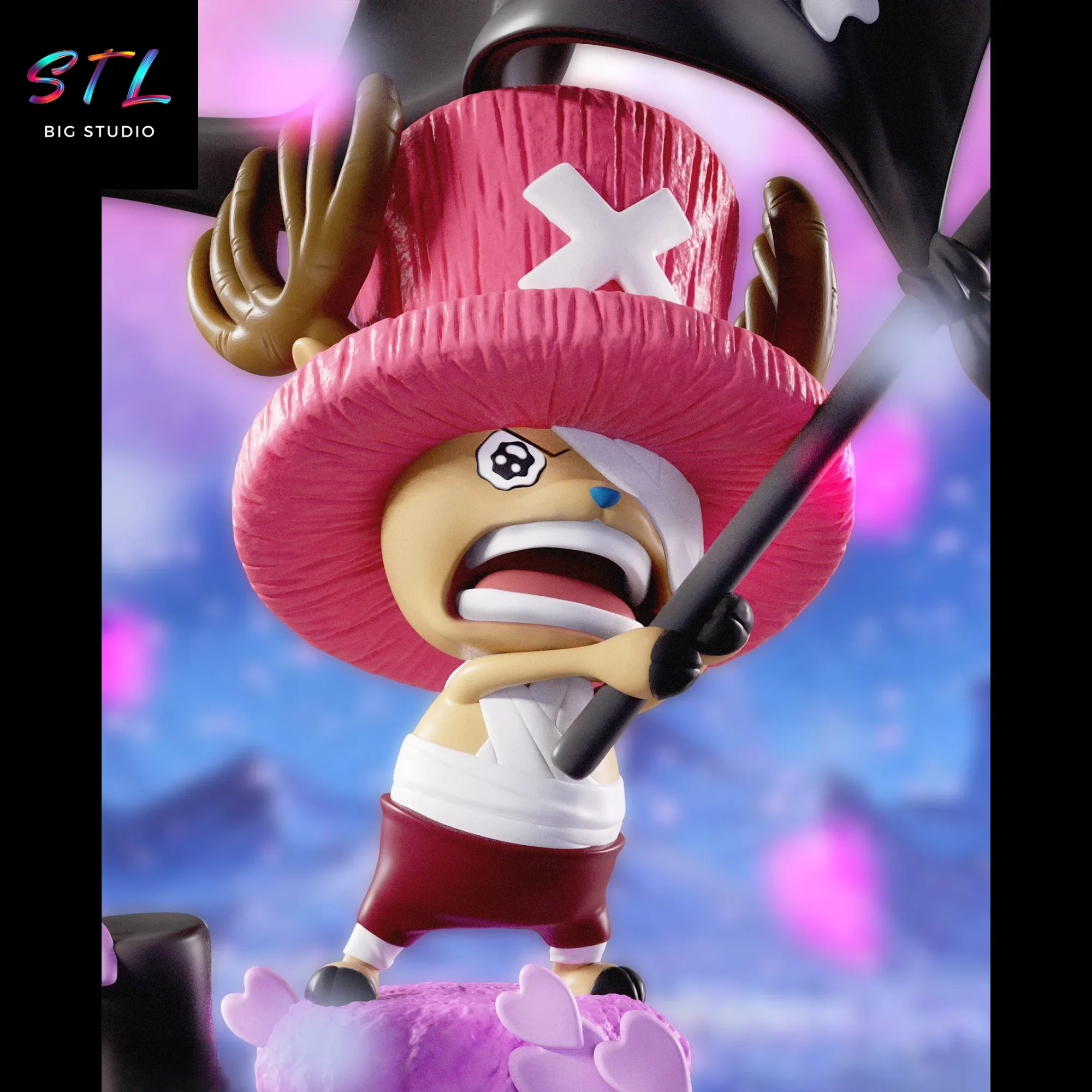 figura chopper stl impresion 3d one piece figura chopper stl impresion 3d one piece