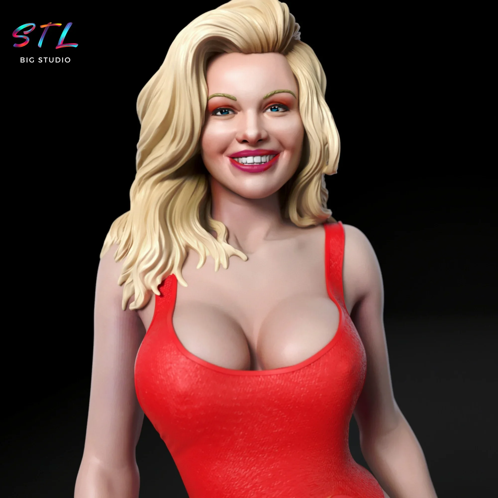 figura cj parker stl pamela anderson los vigilantes de la playa impresion 3d figura cj parker stl pamela anderson los vigilantes de la playa impresion 3d