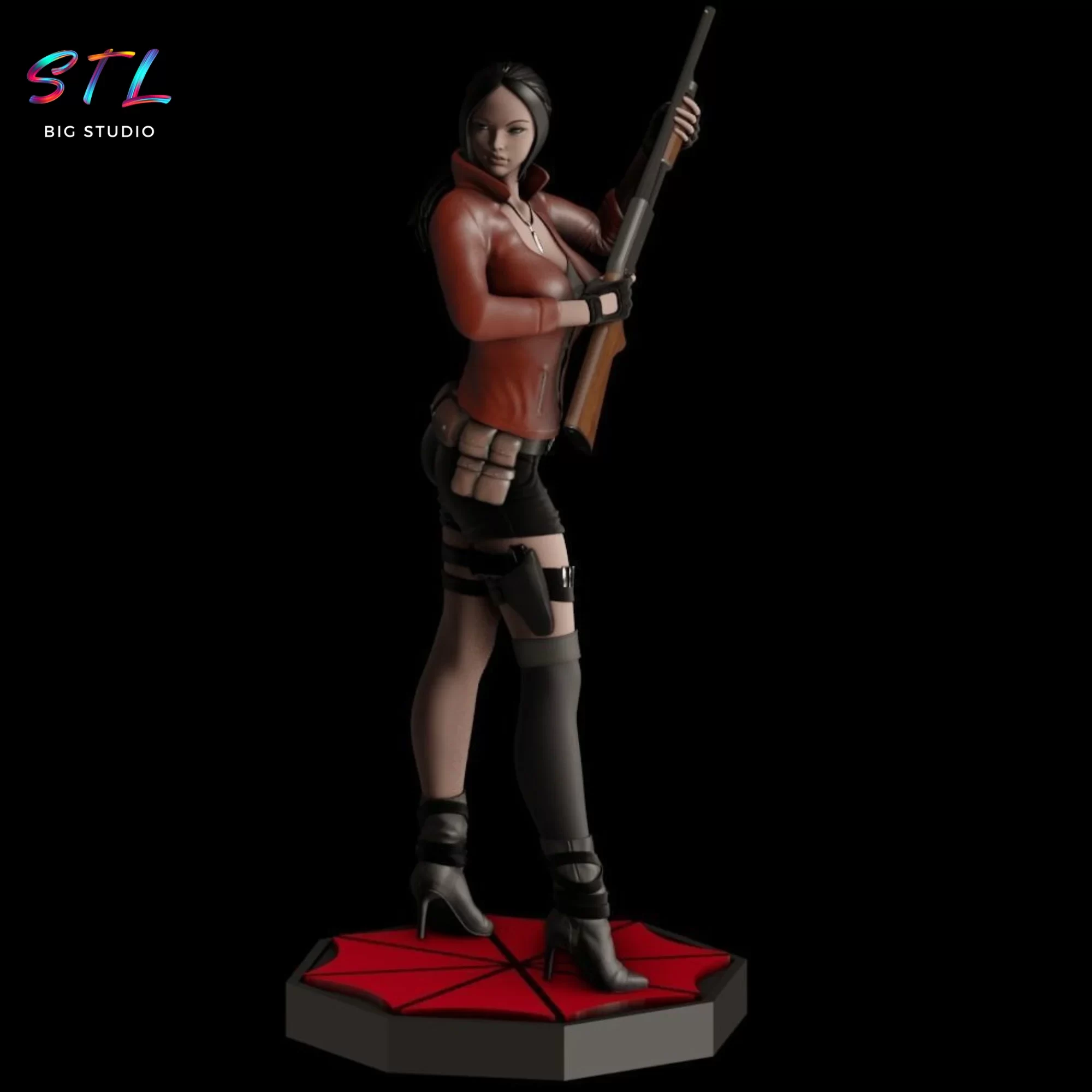 figura claire redfield stl impresion 3d resident evil figura claire redfield stl impresion 3d resident evil