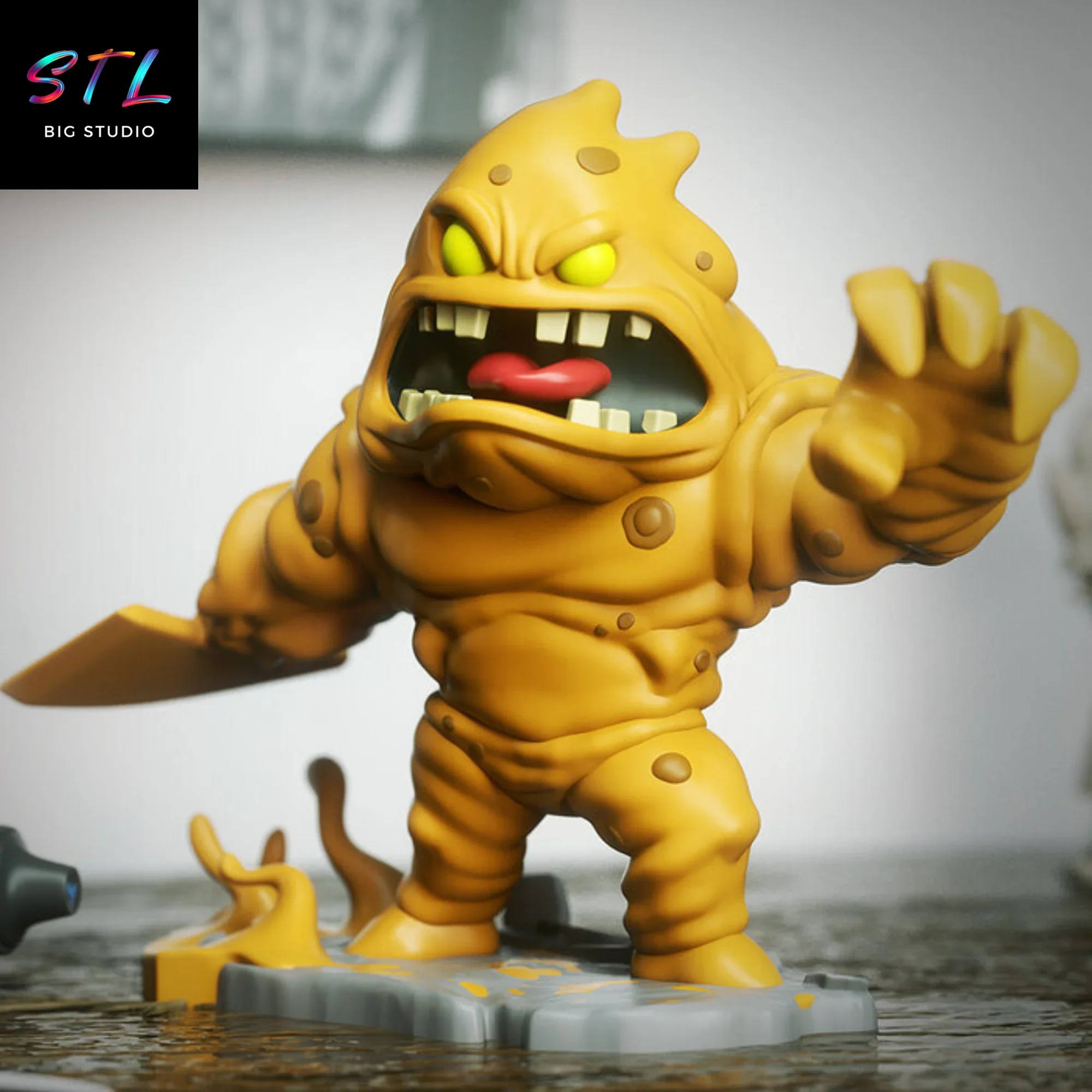 figura clayface chibi stl impresion 3d figura clayface chibi stl impresion 3d
