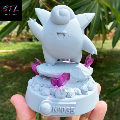 figura clefairy stl impresion 3d pokemon