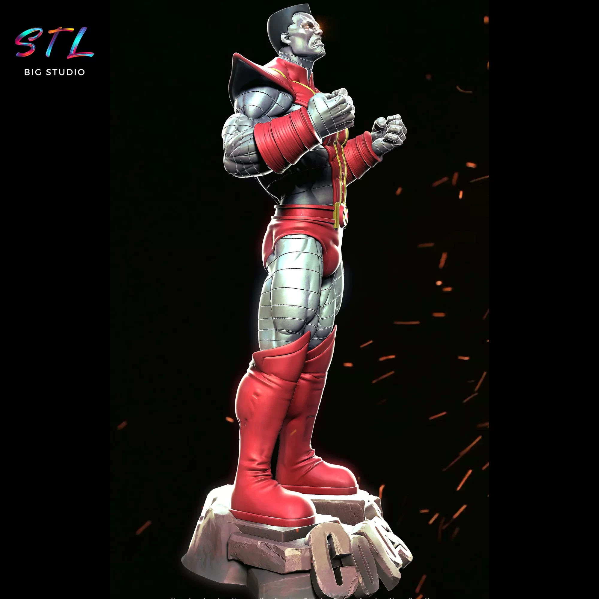 figura colossus stl marvel xmen 3d figura colossus stl marvel xmen 3d