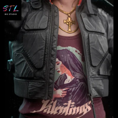 figura cyberpunk 2077 stl jackie welles para impresion 3d