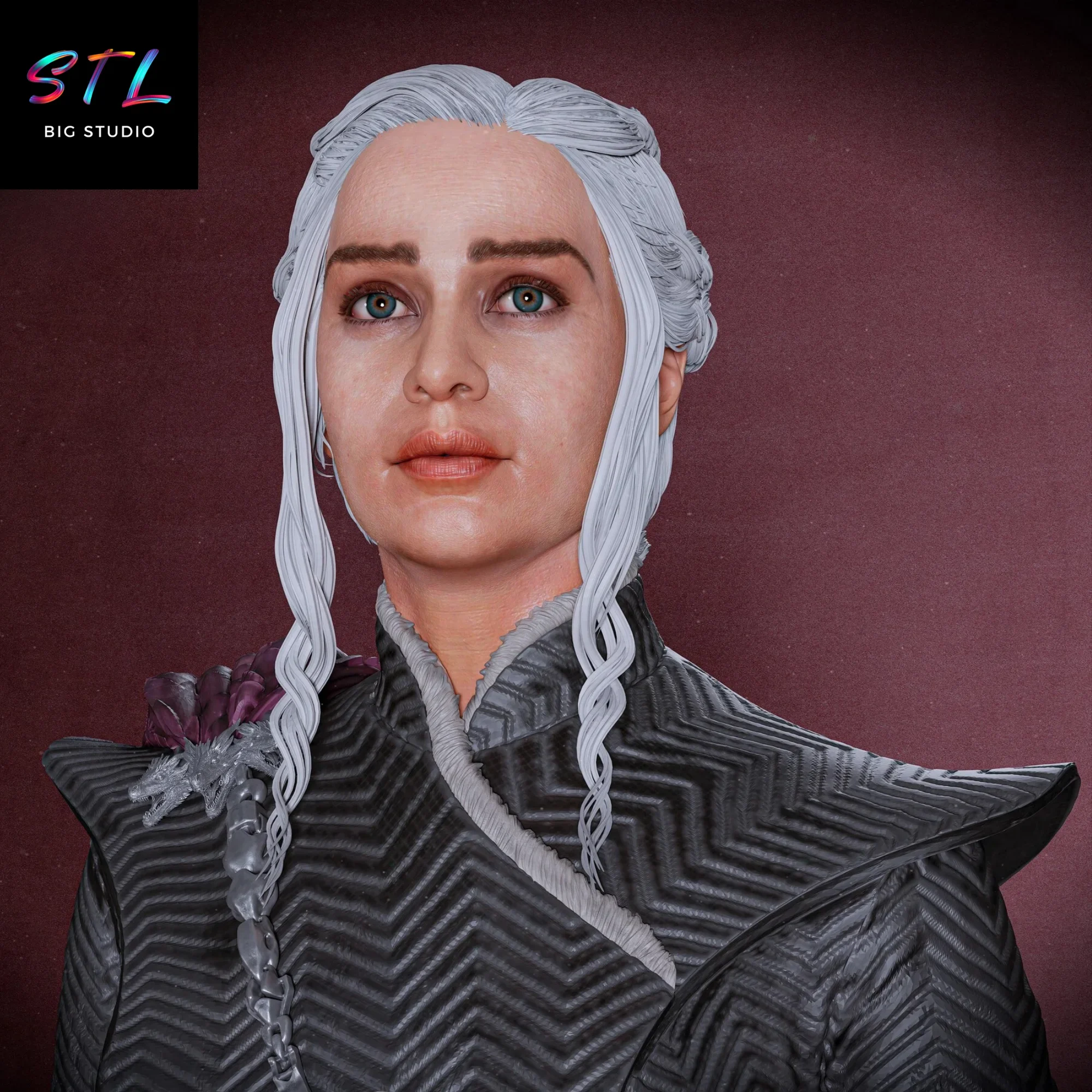 figura daenerys stl impresion 3d juego de tronos figura daenerys stl impresion 3d juego de tronos