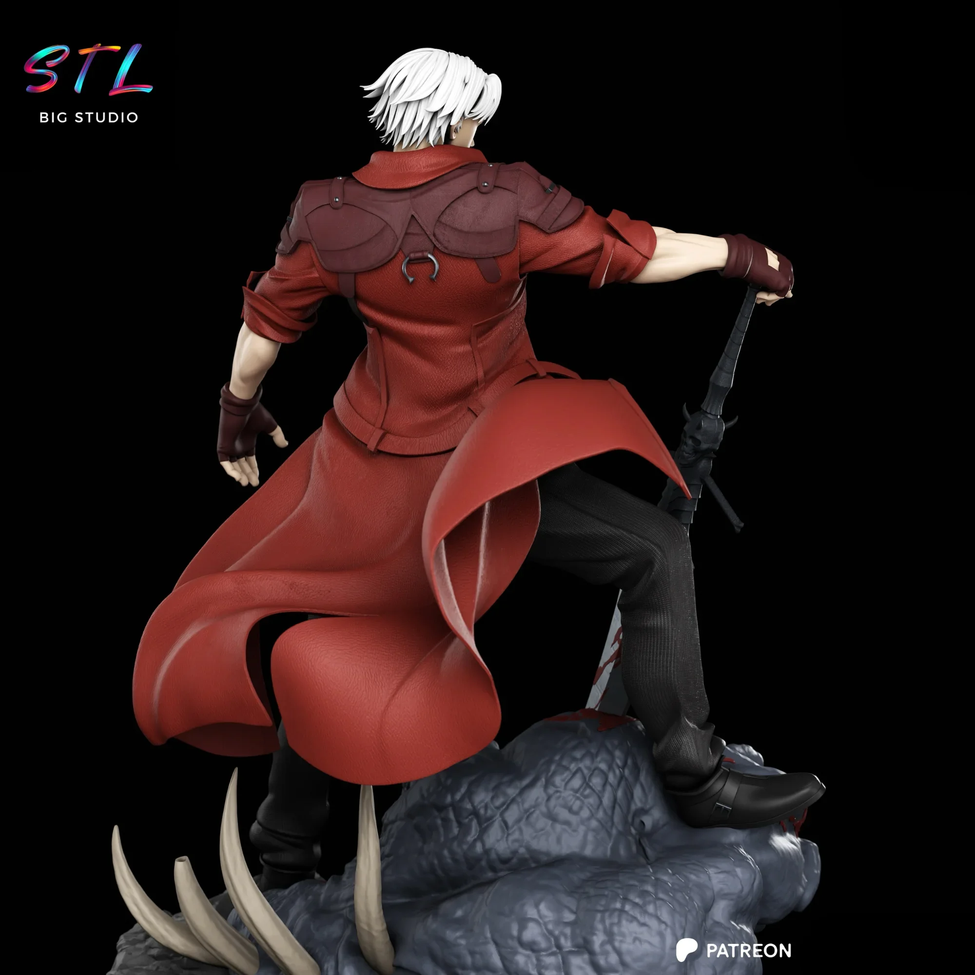 figura dante stl devil may cry impresion 3d diorama figura dante stl devil may cry impresion 3d diorama