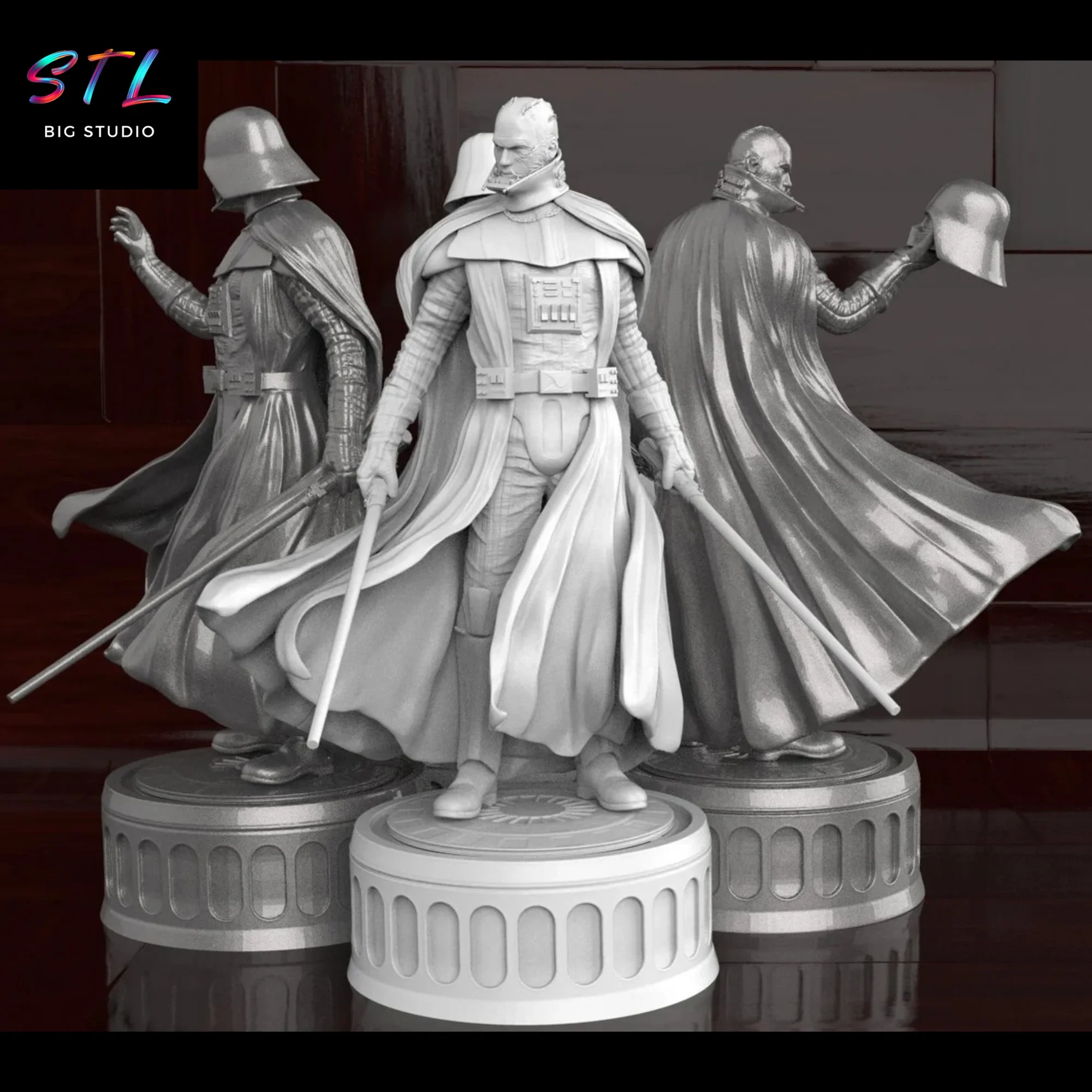figura darth vader stl impresion 3d star wars figura darth vader stl impresion 3d star wars