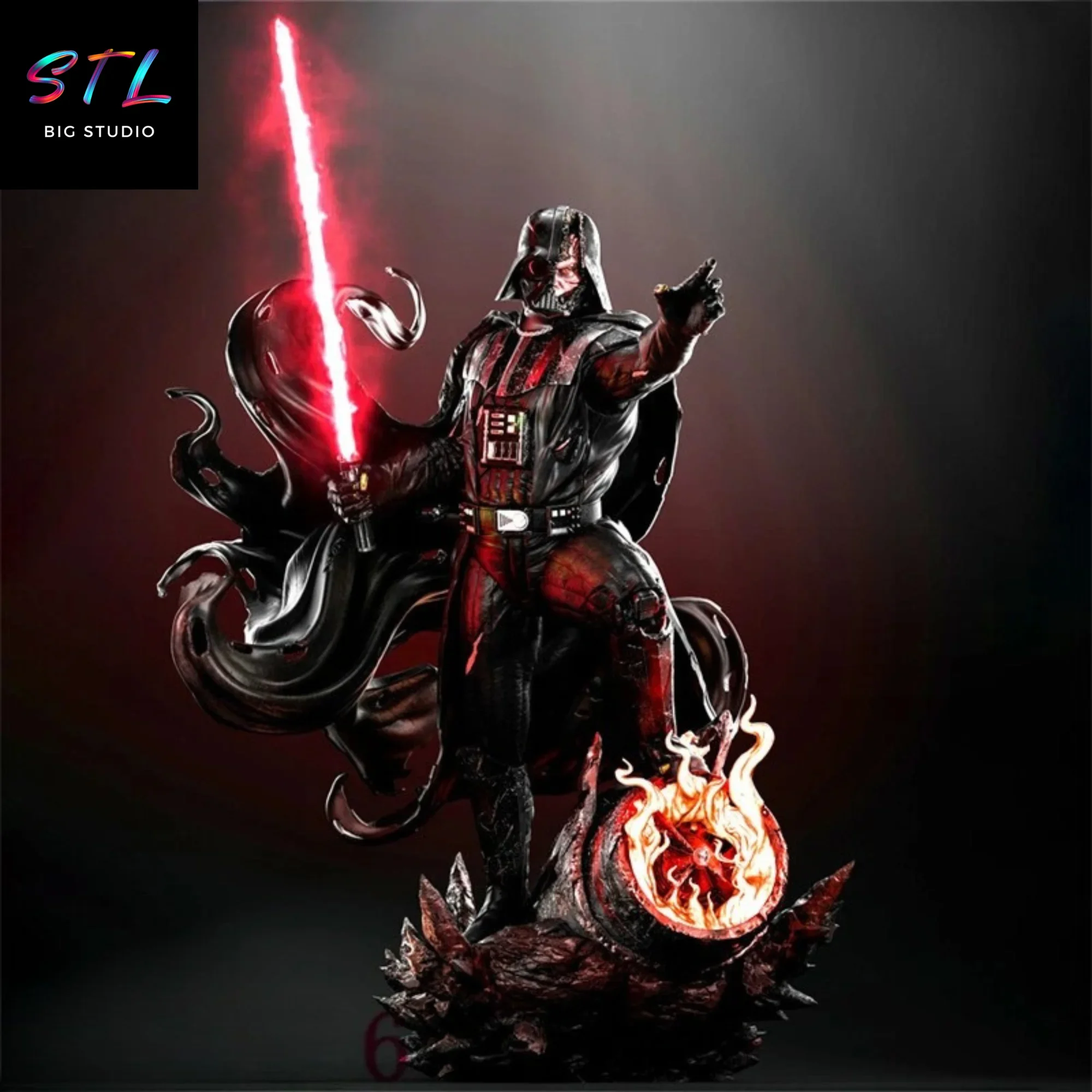 figura darth vader stl star wars impresion 3d figura darth vader stl star wars impresion 3d