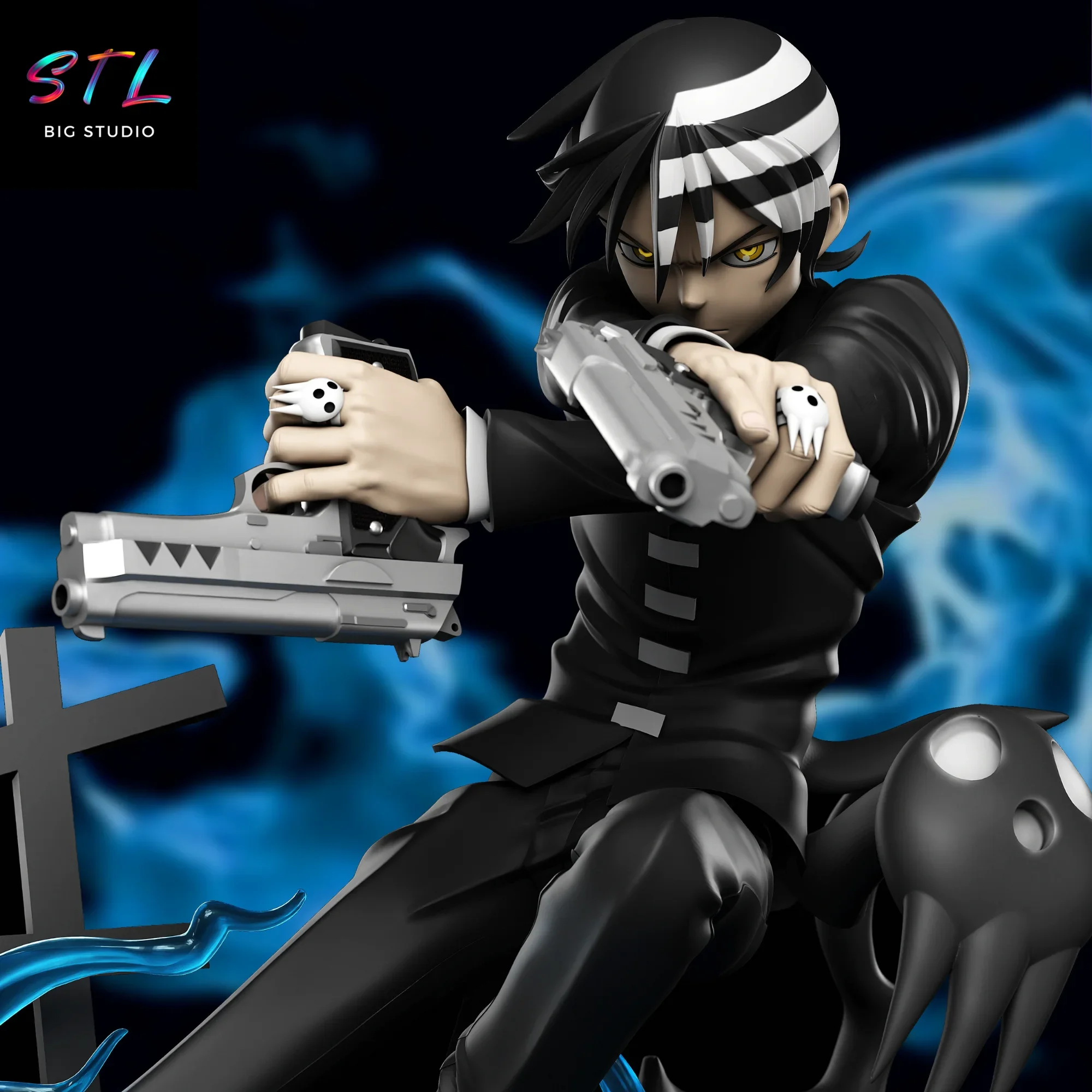 figura death the kid stl impresion 3d soul eater figura death the kid stl impresion 3d soul eater