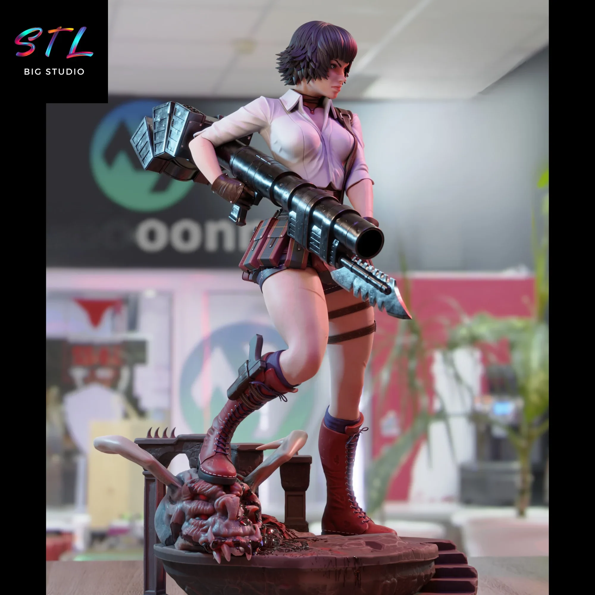 figura devil may cry stl diorama impresion 3d figura devil may cry stl diorama impresion 3d