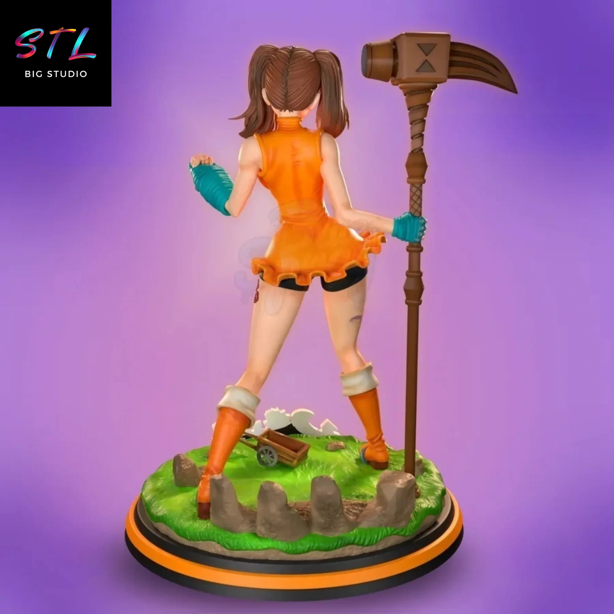 figura diane stl the seven deadly sins imprimir 3d figura diane stl the seven deadly sins imprimir 3d