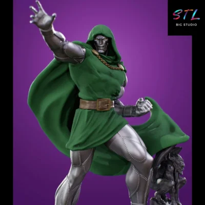 figura dr doom stl impresion 3d marvel