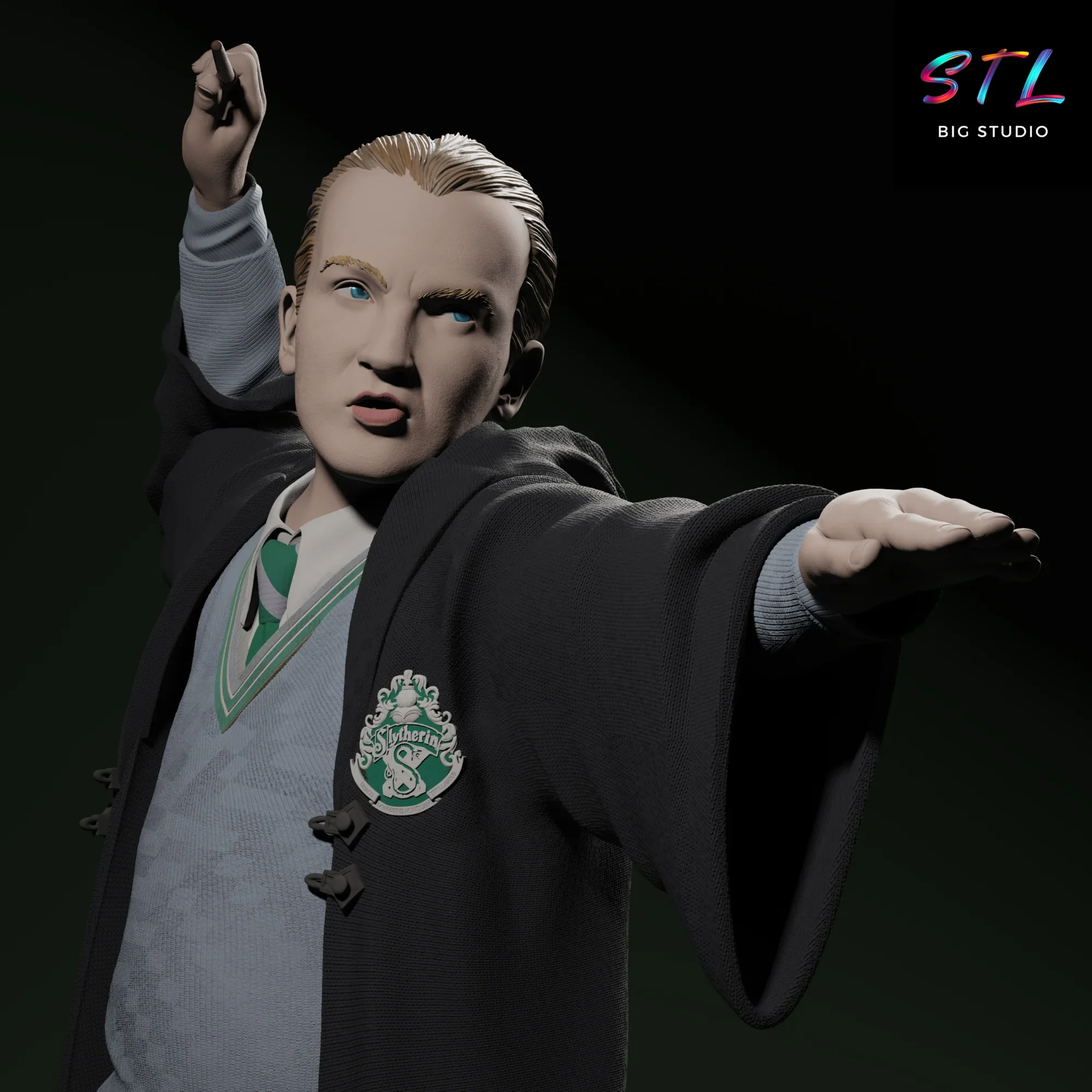 figura draco malfoy stl impresion 3d harry potter figura draco malfoy stl impresion 3d harry potter
