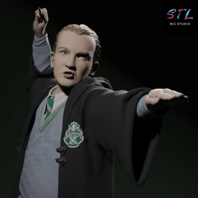 figura draco malfoy stl impresion 3d harry potter