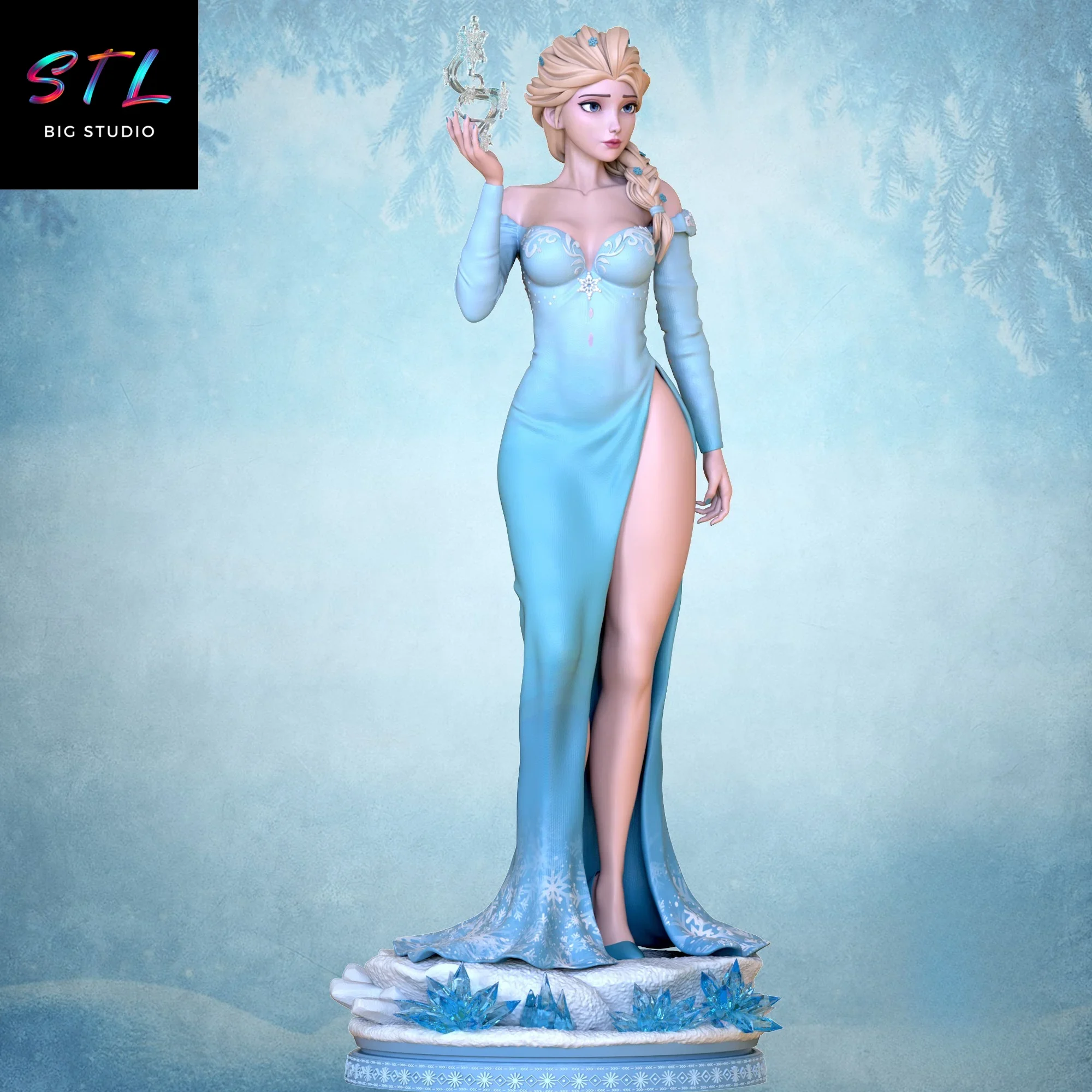 figura elsa stl impresion 3d frozen figura elsa stl impresion 3d frozen