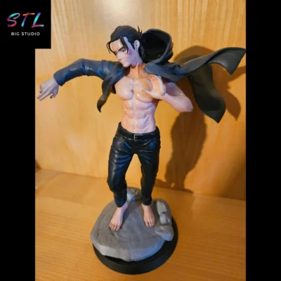 figura eren jeager stl impresion 3d attack on titan