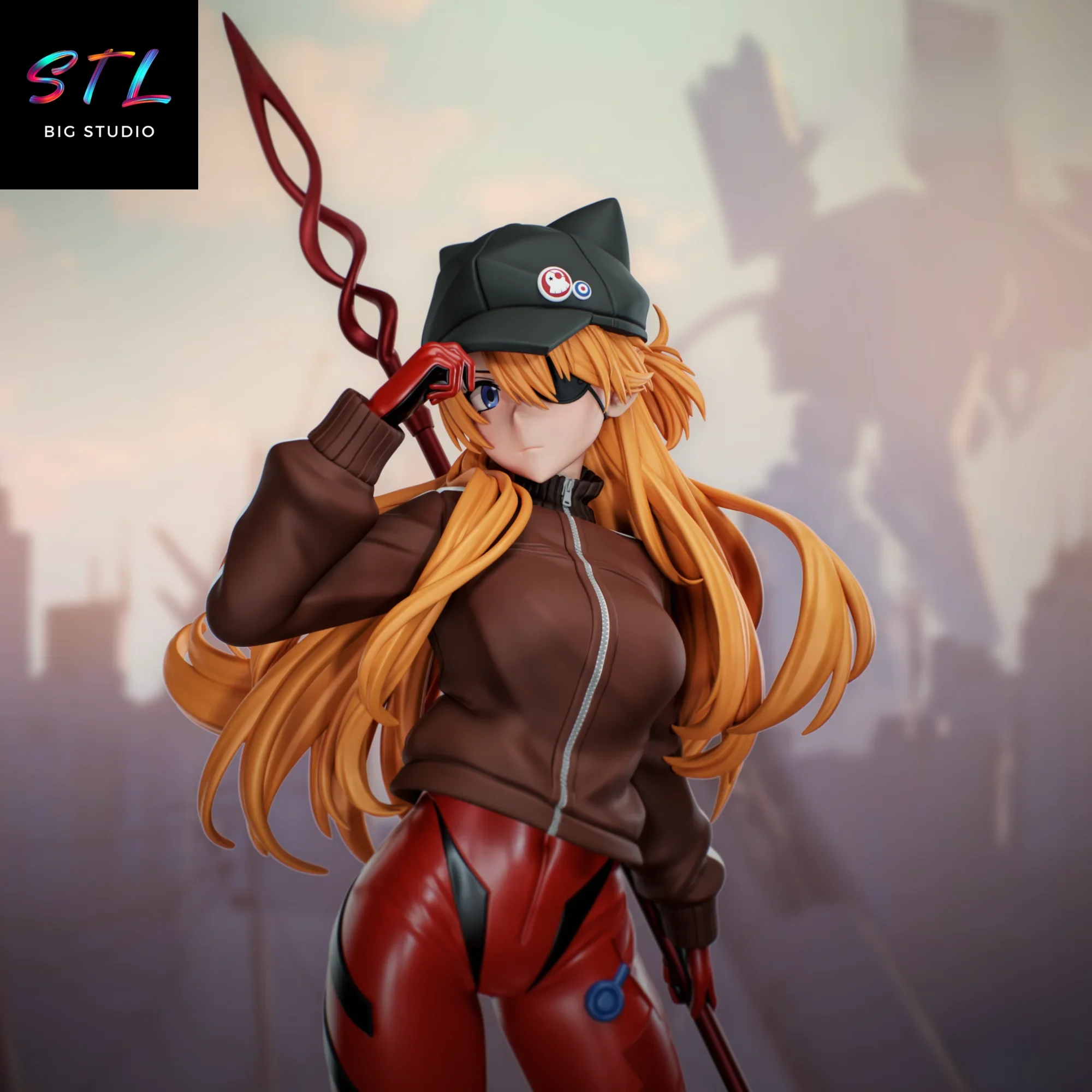 figura evangelion stl asuka langley para impresion 3d figura evangelion stl asuka langley para impresion 3d