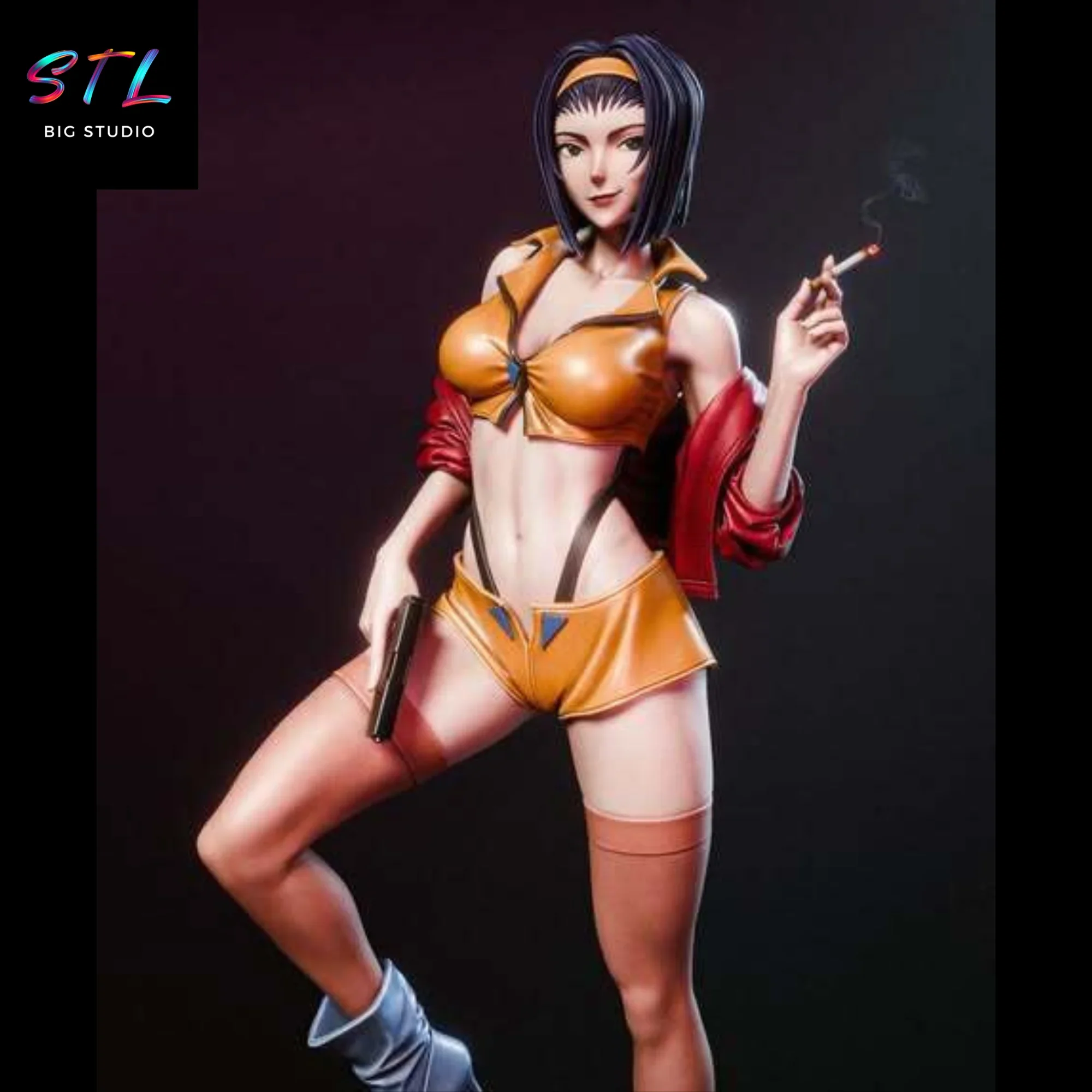 figura faye valentine stl impresion 3d cowboy bebop figura faye valentine stl impresion 3d cowboy bebop