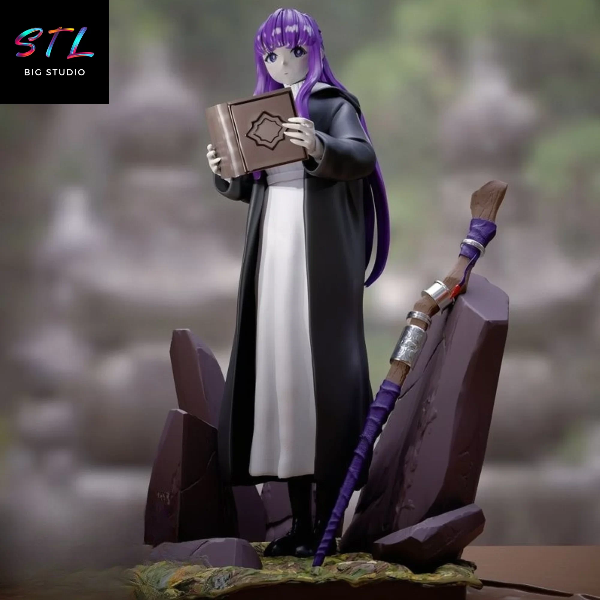 figura fern stl frieren diorama impresion 3d figura fern stl frieren diorama impresion 3d